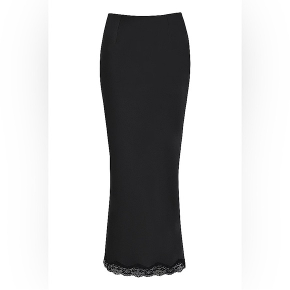 49 - NWOT- House of CB 'Ruby' midi skirt size Large - Picture 3 of 5